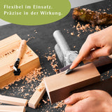 6-teiliges Stechbeitel-Set bestehend aus Stechbeitel und Hohlbeitel zur Holzbearbeitung für Hobbyhandwerker. Hochwertiger japanischer Stahl zum Holzwerken.