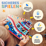 WuKi - Busy Board 2 Jahre- Montessori Busy Board Deutsch - Montessori-Activity Board