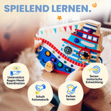 WuKi - Busy Board 2 Jahre- Montessori Busy Board Deutsch - Montessori-Activity Board