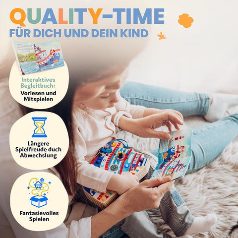 WuKi - Busy Board 2 Jahre- Montessori Busy Board Deutsch - Montessori-Activity Board